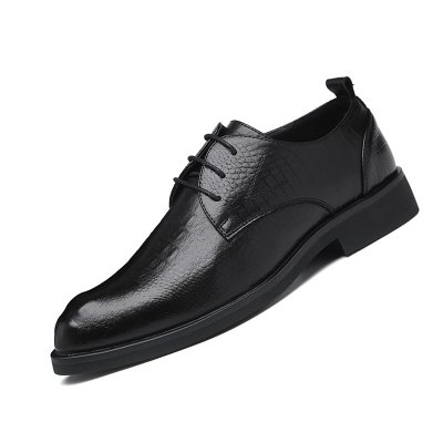 2021 British Style Shoes Men's Spring Autumn Microfiber Leather Shoes Pointed Business Casual Oxfords Mens Lace up Fashion Shoes
