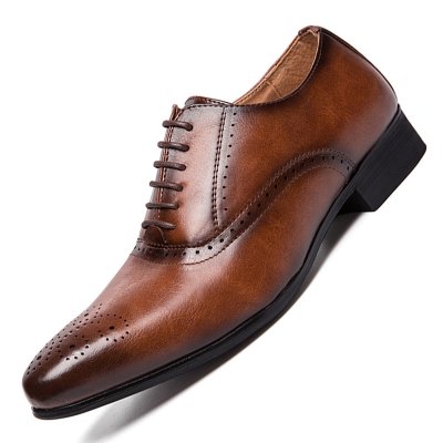 2021 New Men Dress Shoes High Quality Leather Formal Shoes Men Big Size 38 47 Oxford Shoes For Men Fashion Office Shoes Men Flat