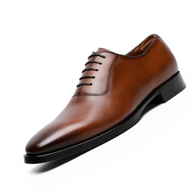 Brand New Full Grain Leather Shoes Men's Business Dress Shoes Cow Leather Handmade Elegant Oxford Shoes Men EUR Size 38 47